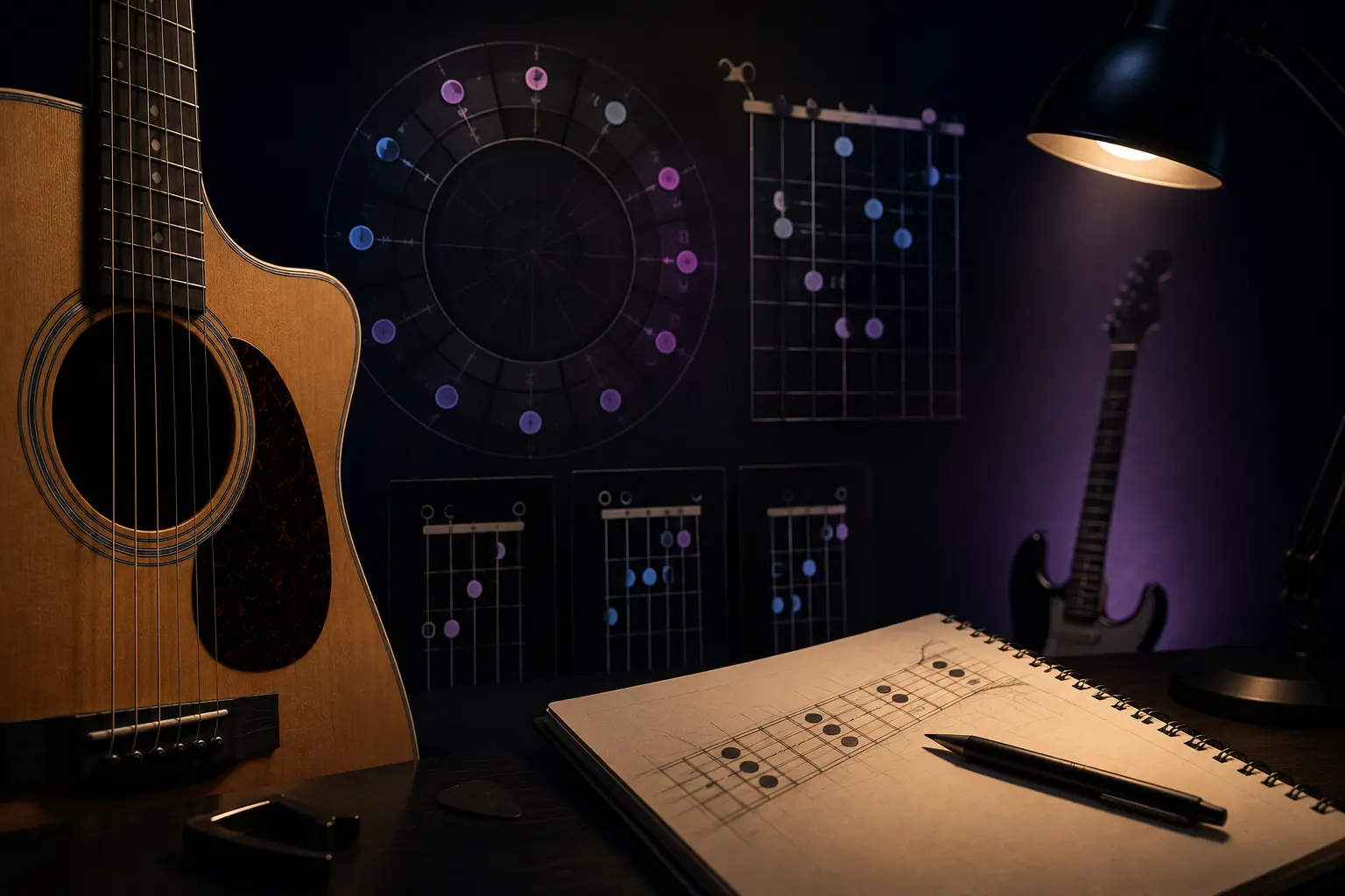 Basic Guitar Keys for Beginners: Which Keys Have the Fewest Barre Chords?